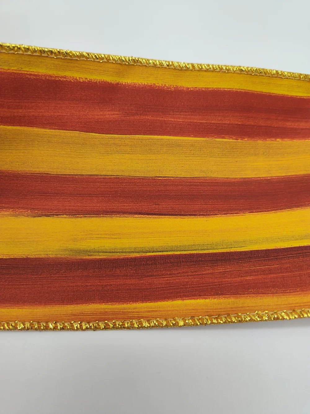 MACKENZIE-CHILDS Retired Heirloom Stripe 4” RIBBON Five (5) Yards OOP WIDE New